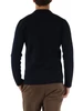 BLU SCURO | Giacca cardigan doppiopetto in lana merino extrafine