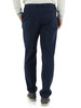 BLAU | Hose aus Tencel und Stretch-Baumwolle mit Falten