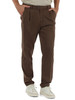 BRAUN | Hose aus Tencel und Stretch-Baumwolle mit Falten