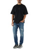 GRIGIO SCURO | T-shirt in cotone BOX FIT WORLD