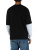 NERO | T-shirt manica lunga in cotone ESSENTIAL