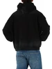 NERO | Felpa box fit con cappuccio