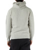 GRIGIO CHIARO | Cardigan in misto lana con zip e cappuccio