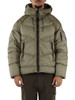 VERDE | Piumino regular fit trapuntato con cappuccio
