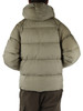 VERDE | Piumino regular fit trapuntato con cappuccio