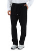 NERO | Pantalone stile sportivo LABEL in tessuto stretch
