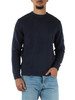 BLU | Maglia girocollo in misto lana Sustainable Lab