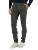 VERDE SCURO | Pantalone in cotone stretch ZEUMAR Hyperflex slim fit