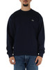 BLU SCURO | Felpa girocollo Classic fit