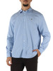 AZZURRO | Camicia regular fit in cotone a righe