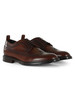 MARRONE | Stringata derby in pelle PRU 503