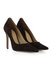 MARRONE | Décolleté in suede ELYSE con tacco alto