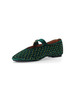 VERDE | Ballerine in velluto MAYFAIR con strass