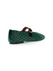 VERDE | Ballerine in velluto MAYFAIR con strass