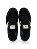 NERO | Sneakers in suede e velluto con patch logo