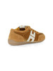 GIALLO SCURO | Sneakers in suede e velluto con patch logo