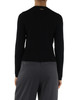 NERO | Cardigan girocollo in misto lana