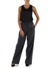 NERO | Top svasato in satin