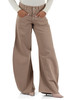 BEIGE | Pantaloni jeans HALLEBE Low Waist Barrel fit