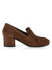 MARRONE CHIARO | Mocassino con tacco BETTA 04