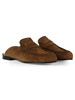MARRONE CHIARO | Mule in suede modello mocassino JADEY