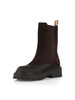 MARRONE | Stivaletti RUMI 47 in pelle e tessuto