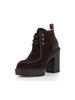 MARRONE | Stivaletti stringati RUBY 10 in suede