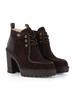 MARRONE | Stivaletti stringati RUBY 10 in suede