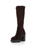 MARRONE | Stivali in suede ed eco suede stretch RUBY 12