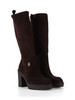 MARRONE | Stivali in suede ed eco suede stretch RUBY 12