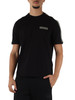 NERO | T-shirt in cotone stretch regular fit con patch logo