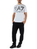 BIANCO | T-shirt in cotone pesante regular fit con stampa logo