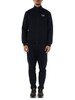 BLU SCURO | Tura sportiva regular fit in cotone felpato