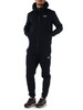 BLU SCURO | Tura sportiva regular fit in cotone felpato