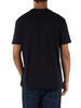 BLU SCURO | T-shirt regular fit in cotone con ricamo logo