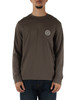 TORTORA | T-shirt regular fit in cotone con manica lunga