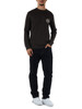 GRIGIO SCURO | T-shirt regular fit in cotone con manica lunga