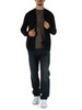 NERO | Cardigan in misto lana e lyocell