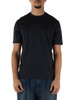 BLU SCURO | T-shirt regular fit in lyocell e cotone