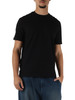 NERO | T-shirt regular fit in cotone con motivo logo