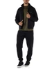 BLU SCURO | Felpa regular fit in misto cotone con zip