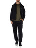 BLU SCURO | Pantaloni sportivi regular fit in misto cotone
