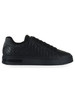 NERO | Sneakers effetto saffiano con logo impresso