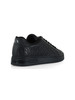 NERO | Sneakers effetto saffiano con logo impresso