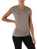 TORTORA | T-shirt slim fit in cotone e modal stretch