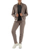 TORTORA | Felpa regular fit in misto modal con zip