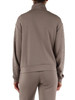 TORTORA | Felpa regular fit in misto modal con zip