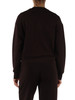 MARRONE | Felpa con zip in misto viscosa