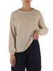 BEIGE | Maglia in lana merino ultrafine e cashmere