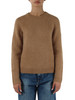 BEIGE | Maglia girocollo in misto alpaca